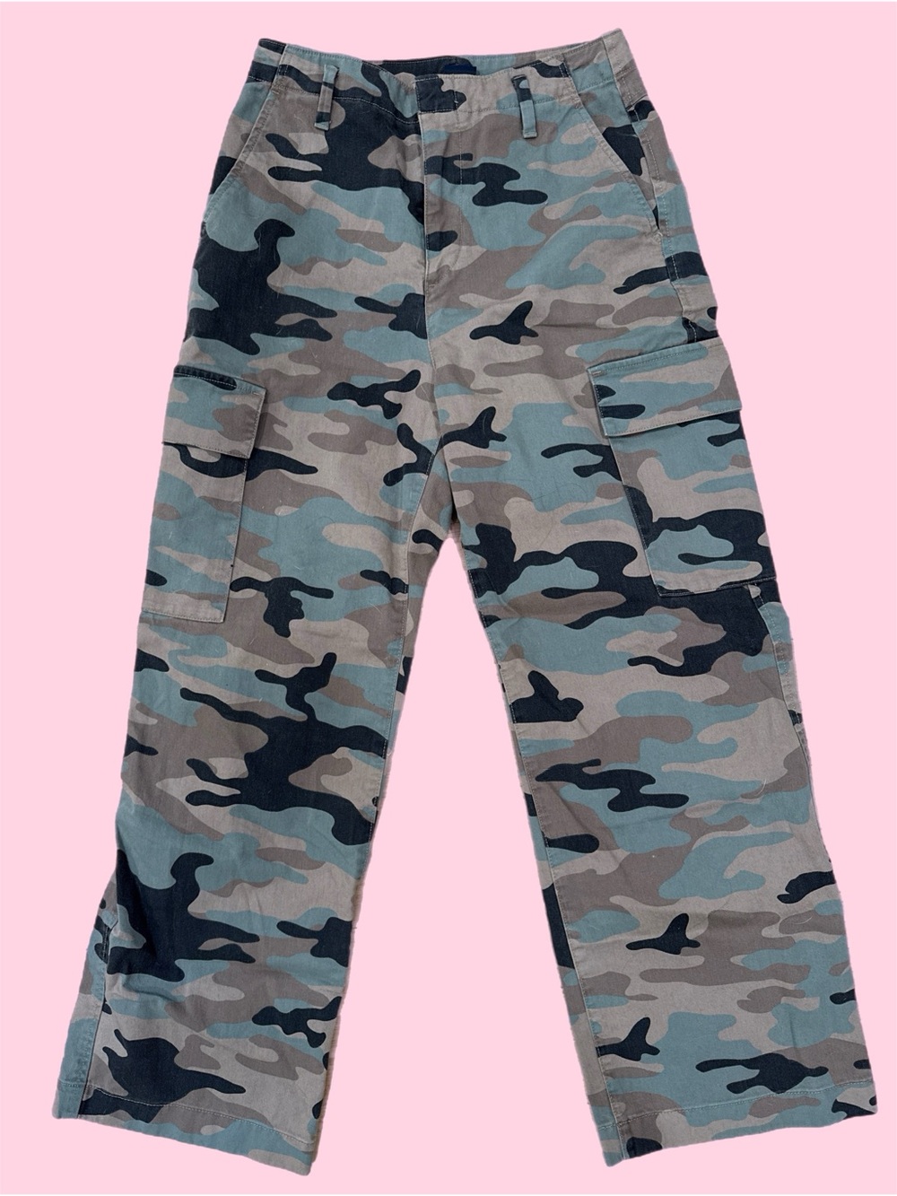 GAP Camo Cargo Wide Leg pants
